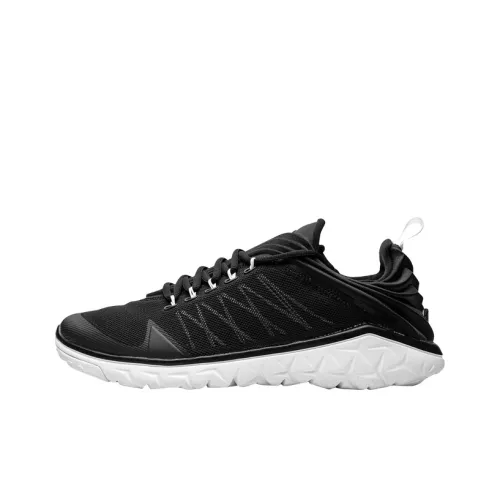 Jordan Flight Flex Trainer Slip Resistant Abrasion Resistant Low Топ Кроссовки для тренировок Унисекс Черный белый