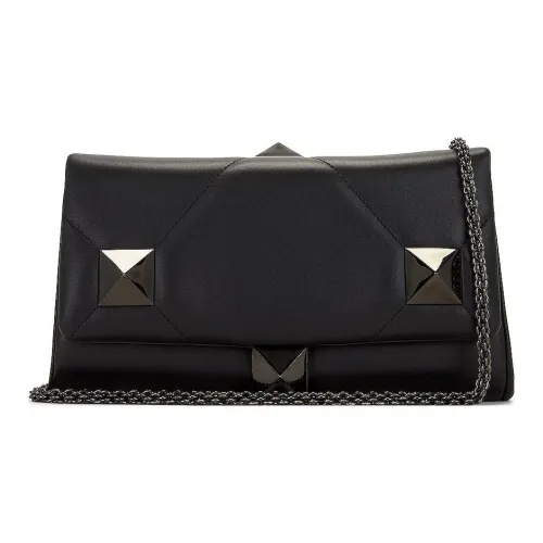 Valentino Garavani Napa Lambskin Handheld Shoulder Bag Crossbody Bag Women's Black