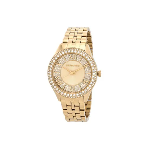 Michael Kors Кварцевый Movement Унисекс Часы 45 мм Золотые