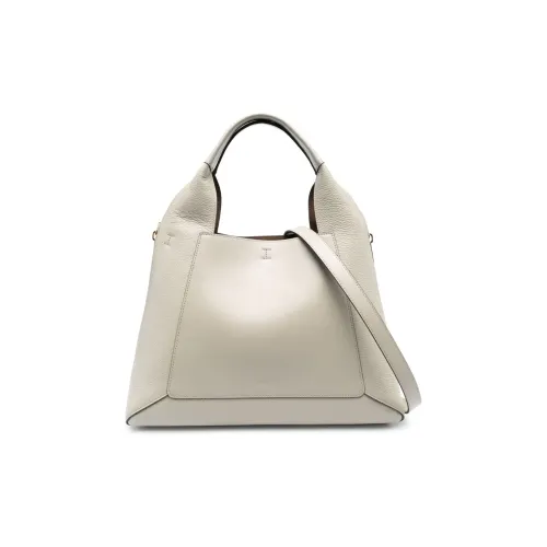 Furla Gilda Мягкая Телячья Кожа Тоут Сумка Сумка для покупок Сумка через плечо Сумка Большая Женская Светло-Серый