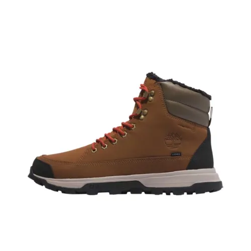 Timberland Treeline Boot Амортизация Износостойкий MID Топ Уличная обувь Мужская Коричневая