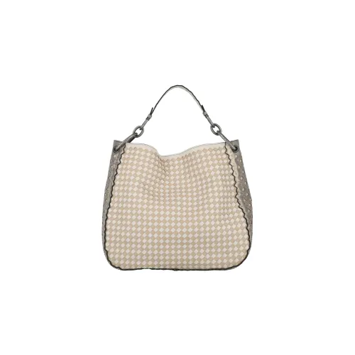Bottega Veneta Кожа Тоут Сумка Сумка для покупок Сумка Женская Белая с Кремом