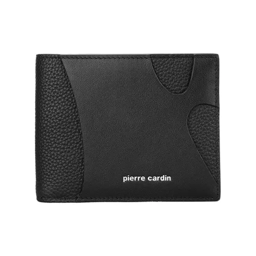 PIERRE CARDIN Коровья кожа Держатель для карт Кошелек Мужской Черный Синий