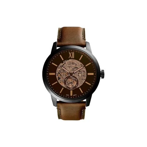 FOSSIL Автоматический Механический Механизм Мужские Часы 48mm*11mm Черный