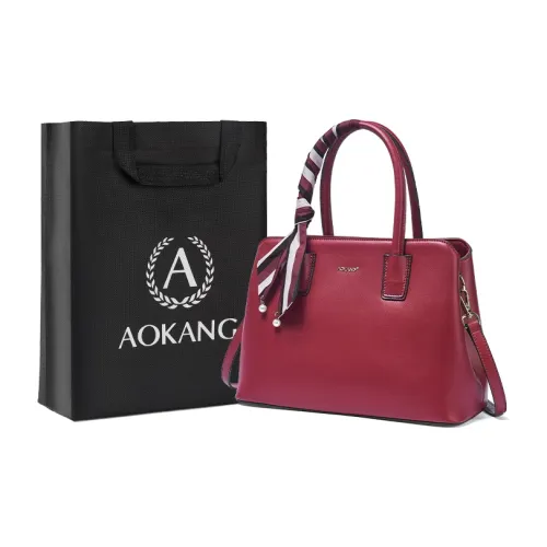 AOKANG Корова Кожа Мама Сумка Сумка для свадьбы Сумка-тоут Сумка для покупок Женская сумка Красный Черный Белый