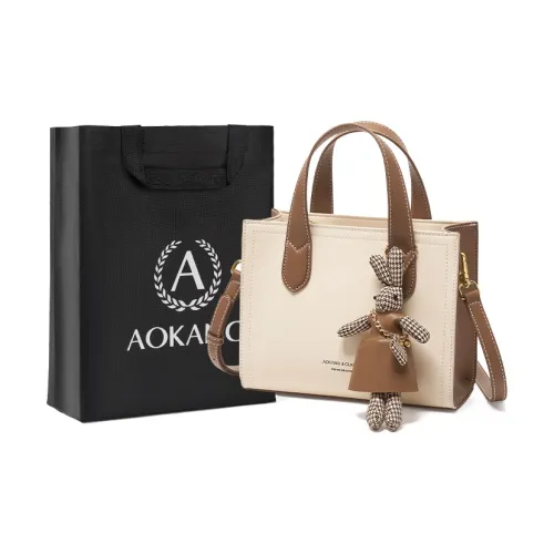 AOKANG Коровья кожа Тоут Сумка Сумка для покупок Сумка на плечо Сумка Женская Misty Белый Ночной черный