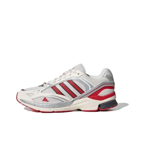 Adidas Spiritain 2000 Low Топ Беговые кроссовки Унисекс Бежевый Серебряный Красный Черный