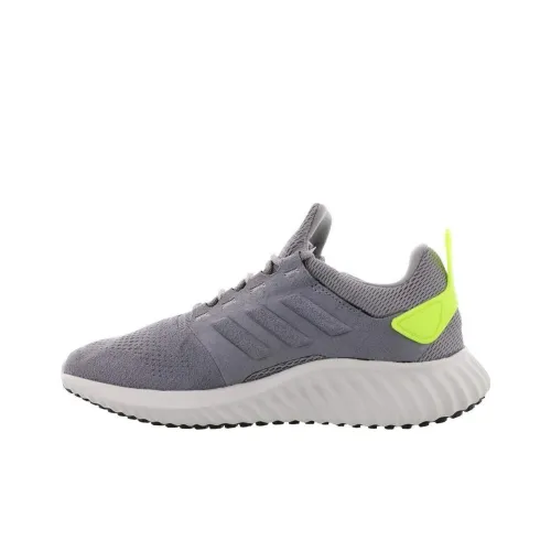 Adidas AlphaBounce Амортизация Износостойкие Низкие Кроссовки для Бега Мужские Серые