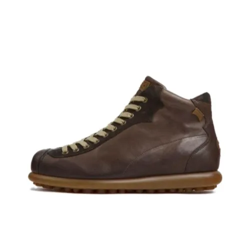 CAMPER Casual High Top Dark Brown Men's