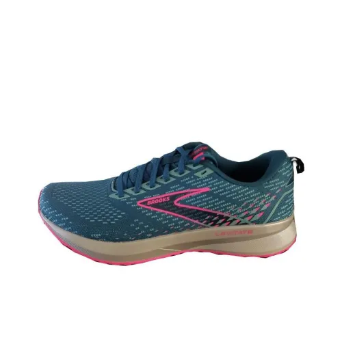 Brooks Glycerin 20 Амортизирующие шоки противоскользящие устойчивые к истиранию дышащие низкий топ беговые кроссовки женские темно-синий