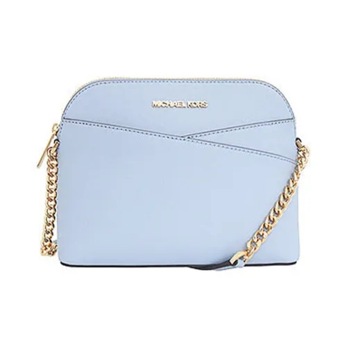 MICHAEL KORS Jet Set Travel Saffiano кожа купольная сумка сумка через плечо средняя женская синяя