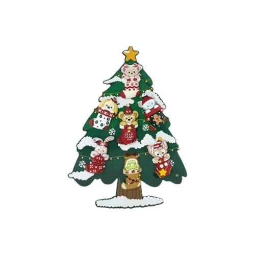 Disney 2023 Winter Duffy Friends Series Холодильник Магнит 3D-эффект Наклейка Набор Мерч по IP