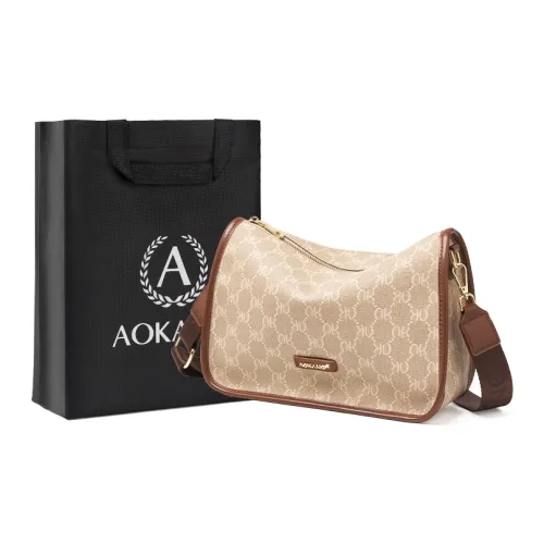 AOKANG Сумка-пельмень из синтетической кожи для повседневного использования сумка через плечо средняя женская