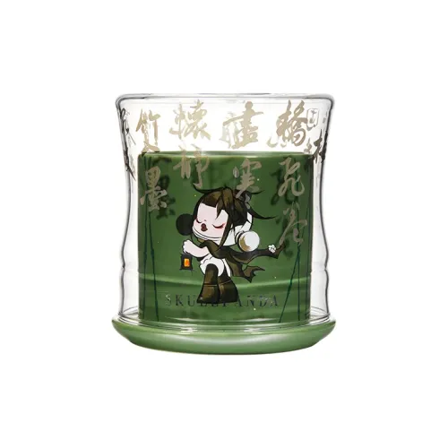 POP MART Коллаборация Skullpanda 'Коллекция OF Чернила Сливовый Blossoms In The Внутренний двор Свеча' Продукты на основе трендов