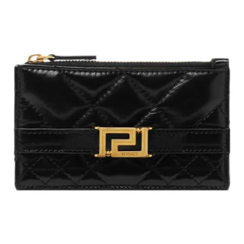 FANSIZHE Телячья кожа Держатель для карт Женские Черный