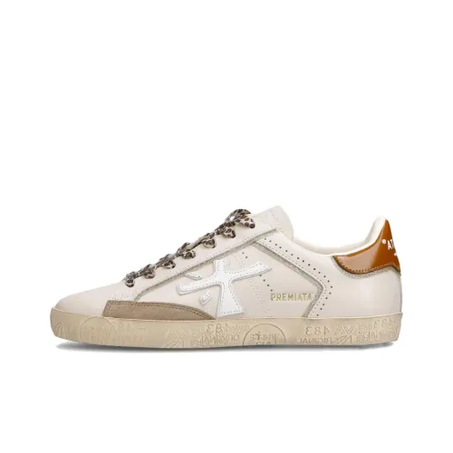 Кроссовки для скейтбординга PREMIATA Low Top Белые Серые Женские