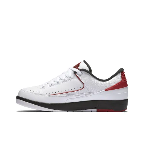 Jordan Air Jordan 2 Retro Low Chicago 2016 Low Top Винтажные баскетбольные кроссовки Мужские Черные Красные