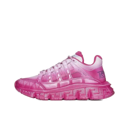 VERSACE Trigreca Низкий Топ Повседневная Обувь Женская Розовая