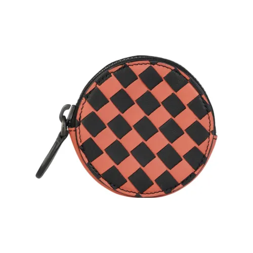 Bottega Veneta Кожа Монета Кошелек Кошелек Женские Красный и Черный