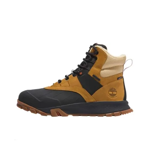 Timberland Lincoln Boot Slip-Resistant High Top Streetwear Men's Yellow Тимберленд Линкольн Ботт Слип-Резистент Высокий Топ Уличная Обувь Мужская Желтая