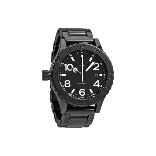 NIXON Наручные часы Автоматический Механический Механизм Керамика Ремешок 42 мм Черный Циферблат Мужские часы