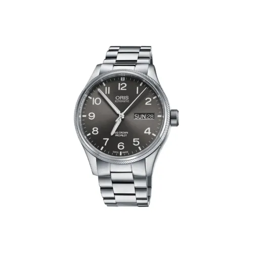 Oris Aviation Collection Автоматический Механический Часы Мужские Циферблат 45 мм Черный