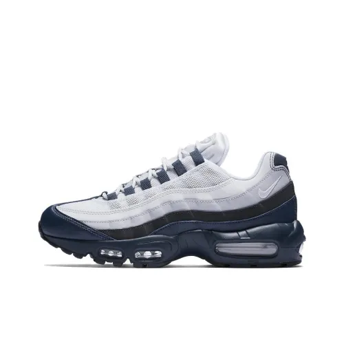 Nike Air Max 95 Essential 'Armory Темно-синий' Низкий Топ Повседневная Обувь Мужская Сине-белая