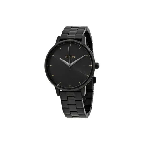 NIXON Мужские часы Кварцевый механизм Ремешок из нержавеющей стали Черный циферблат