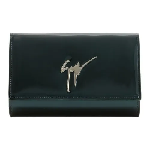 Giuseppe Zanotti GZ ПУ (полиуретан) Полиэстер Клатч Женские Зеленый