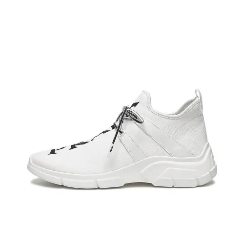 PRADA Низкий топ Повседневная обувь Мужская Белая