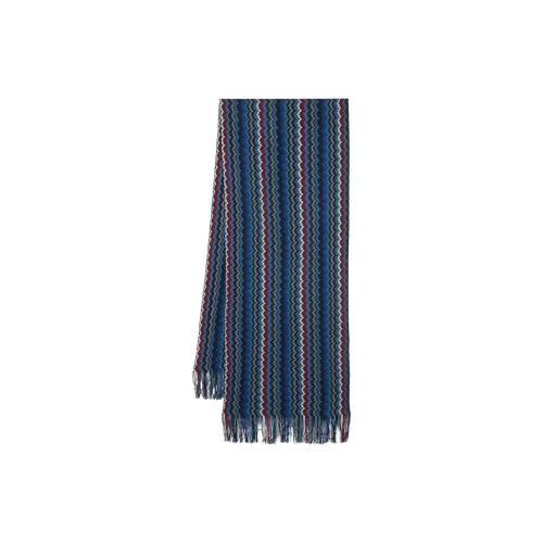 MISSONI Вязаные шарфы Мужской Синий