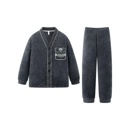 Gongdie Серый Мужской Мужской Пижамные комплекты