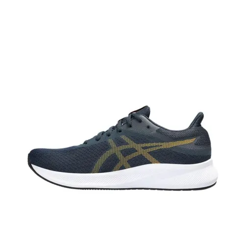 Asics Patriot 13 Low Топ Беговые кроссовки Унисекс Черный Желтый