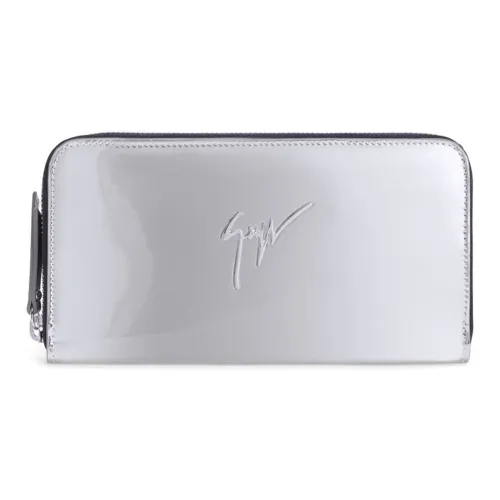 Giuseppe Zanotti GZ ПУ (полиуретан) Кошелек Женский Серебряный