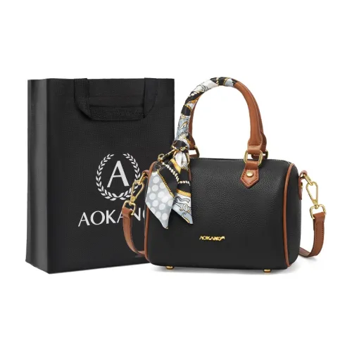 AOKANG Корова Кожа Синтетическая Кожа Сумка для Коммутации Бостон Сумка Подушка Сумка Сумка через плечо Женская Сумка