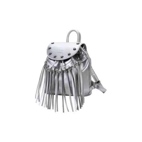 VANWALK ПУ (полиуретан) Рюкзак Стандартный Женский Коричневый Серебристый Черный