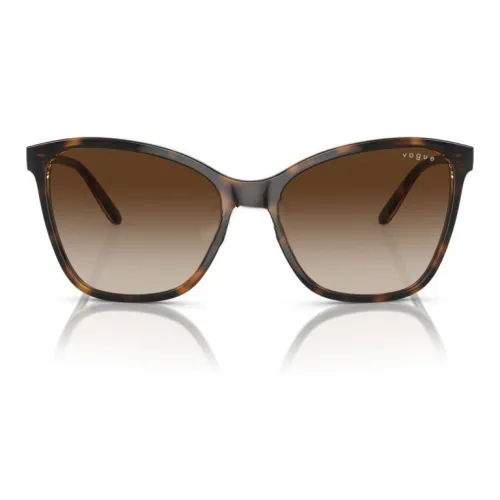 VOGUE Нейлон Бабочка Солнцезащитные очки Женские Коричневый
