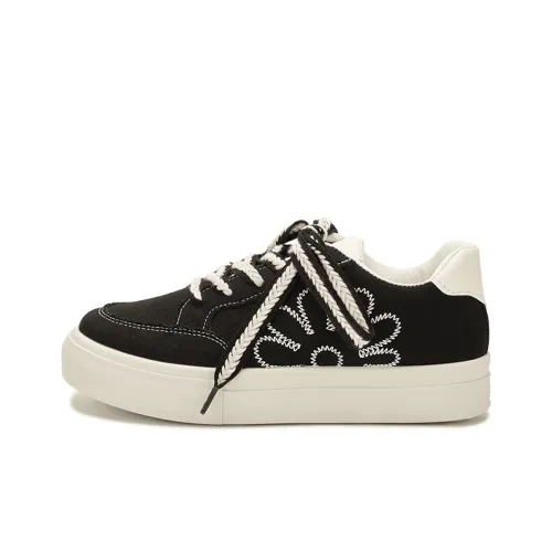 NOME Canvas Shoes Low Top Black Women's