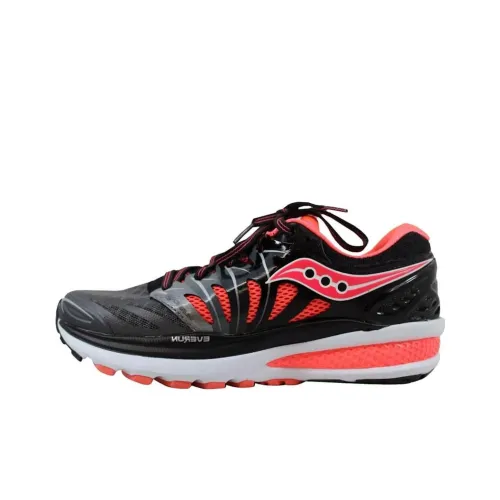 Saucony Hurricane Устойчивый к истиранию Низкий Топ Повседневная Обувь Женская Красная Черная