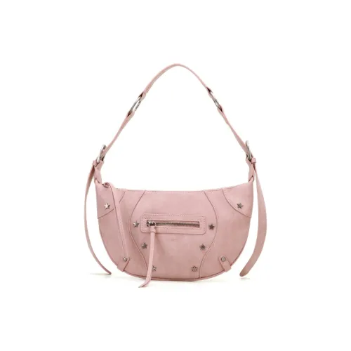 VANWALK ПУ (полиуретан) Бананка Сумка на плечо Сумка-полумесяц Сумка через плечо Женская Деним Звезда Синий Звездный Коричневый Ртуть Розовый