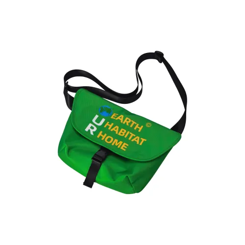 FINITE LOOP Полиэстер Сумка через плечо Стандартная Унисекс Зеленая