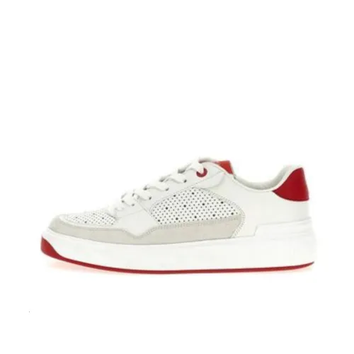 BALMAIN Низкие кроссовки для скейтбординга Мужские Белые