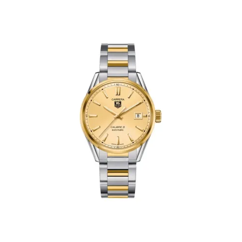 TAG HEUER Автоматический Механический Механизм Мужские Часы 39мм*12,2мм Золото