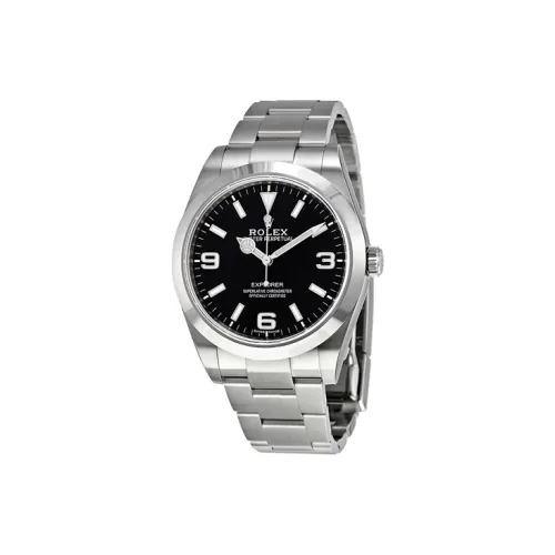 Rolex Автоматический Механический Механизм Мужские Часы Explorer Type 39 мм Черные