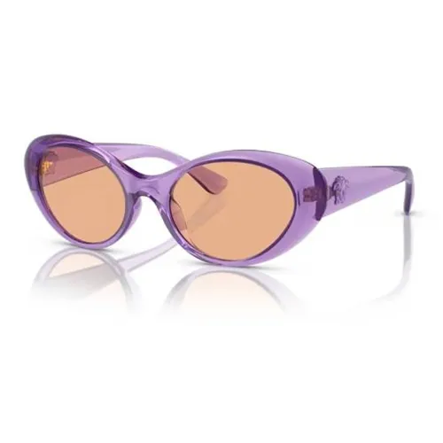 VERSACE OVAL SUNGLASSES Женские Розовый
