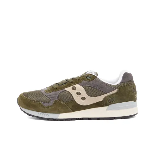 Saucony Shadow 5000 Устойчивый к истиранию Низкий Топ Повседневные Беговые кроссовки Мужские Зеленые