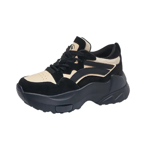 SANTA BARBARA POLO RACQUET CLUB Низкий топ Повседневная обувь Женская Черная