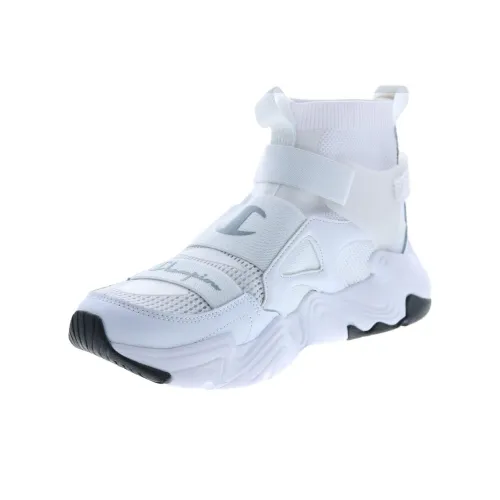 Champion Амортизация Износостойкие Высокие Кеды Повседневная Обувь Мужская Белая