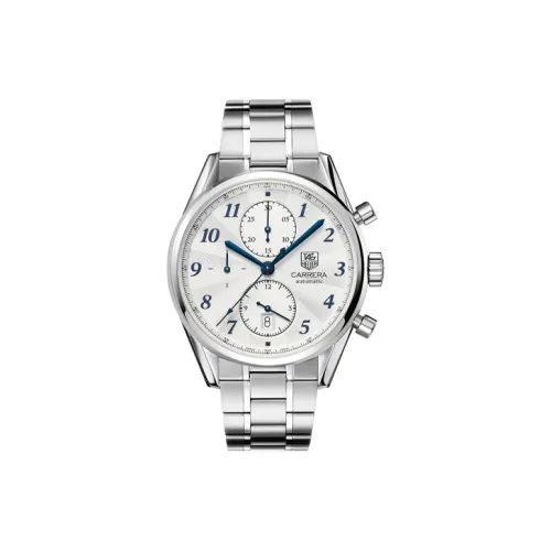 TAG HEUER Автоматический Механический Механизм Мужские Часы 41 мм Белый