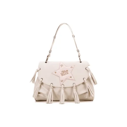 VANWALK ПУ (полиуретан) Сумка через плечо Стандартная Женская Коричневый Белый Розовый